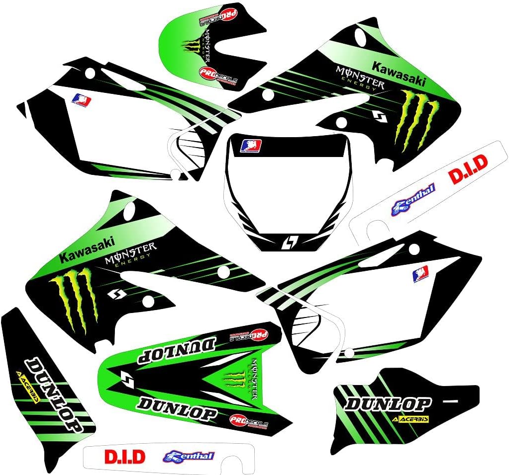 TELONI 04-05年に適しています KX 250F 防水オートバイの本体ステッカー車